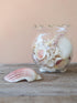 Assorted Pink and White Seashell Mix with Glass Vase Gift Pack
